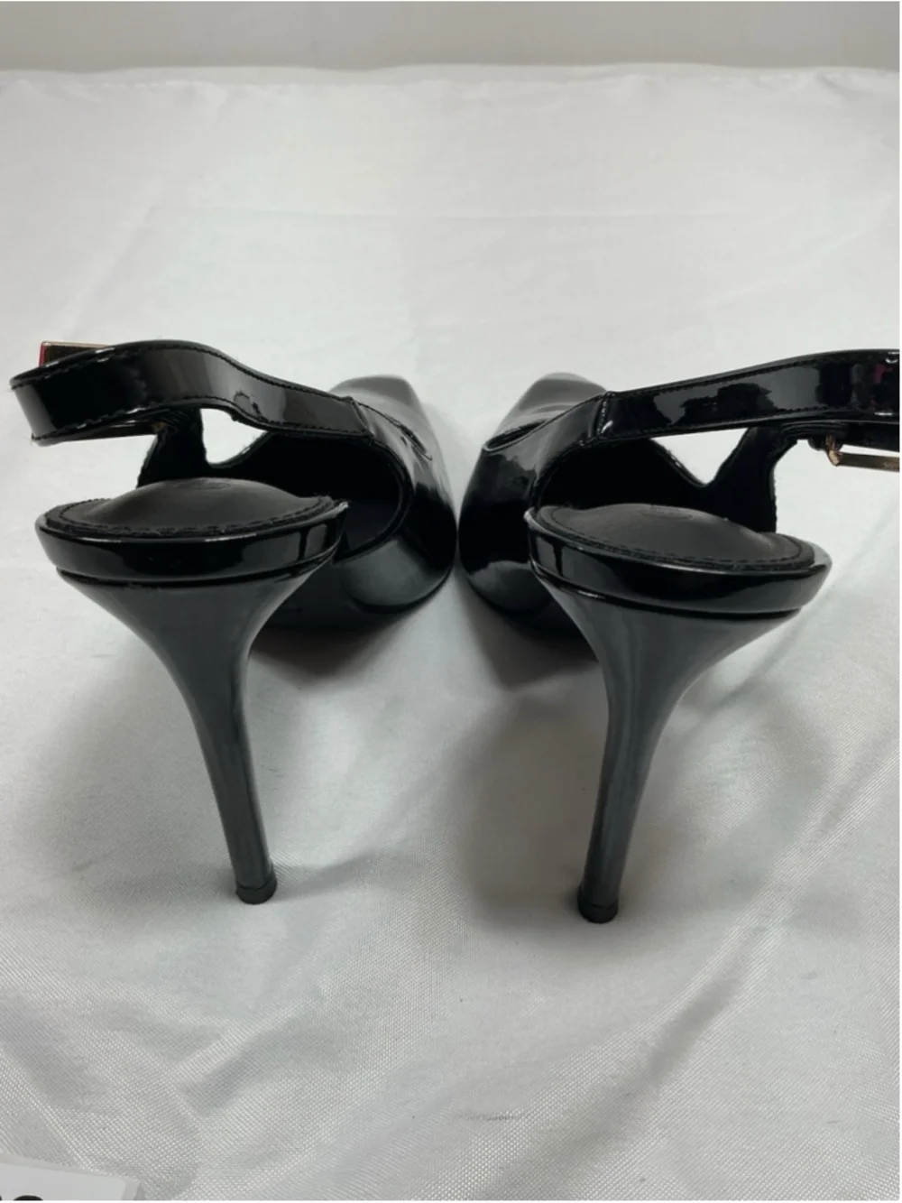 Womans New Coutgo Sling Back Pumps Black Size 9.5 Stiletto Heel